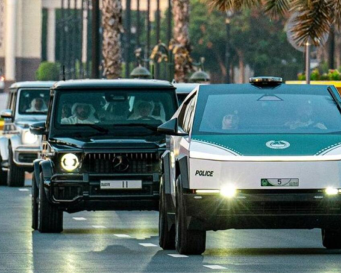 The Dubai Police, well-known for their luxurious patrol cars, has added a new vehicle: the futuristic Tesla Cybertruck.