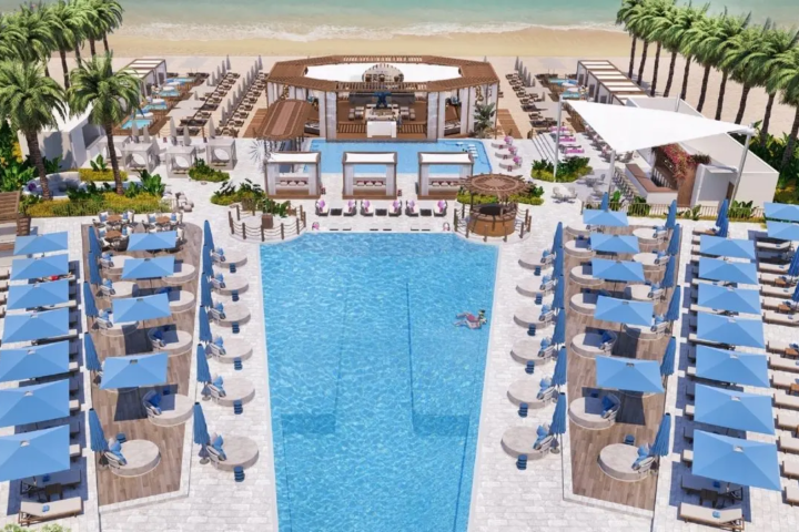 Dubai's beloved native beach club, COVEBEACH, has returned with a fresh style and a superb position at La Vie Residences.