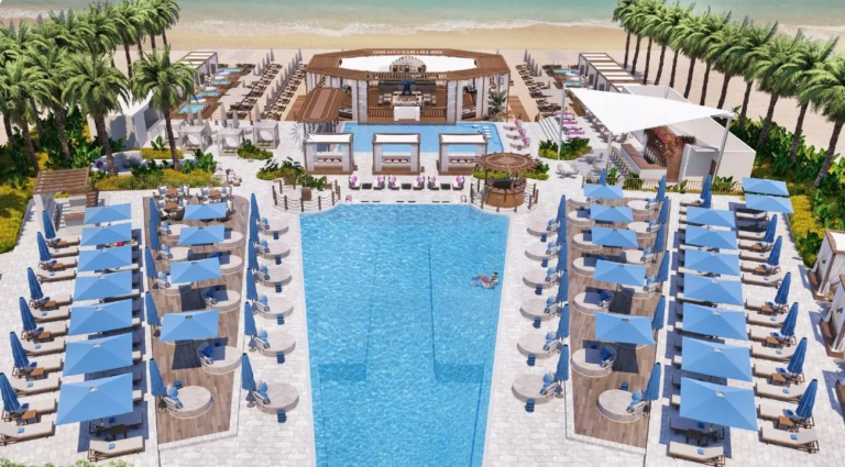 Dubai's beloved native beach club, COVEBEACH, has returned with a fresh style and a superb position at La Vie Residences.